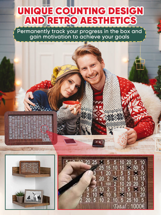 🎁 Hot Sale 49% OFF 🔥Wallet Fattening Program——Cash Vault Wooden Savings Box