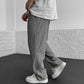 Men's Ribbed Straight-Leg Pants