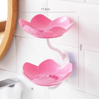 Lotus Sink Soap & Sponge Holder