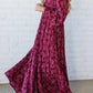 💃Women’s Floral Rayon Smocked-Waist Lined Maxi Dress