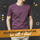 🎁Hot Sale 30% OFF⏳Men's Solid Color Ice Silk T-Shirt👕