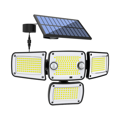 Solar Outdoor Lights - 3000LM 188 LED Motion Sensor Outdoor Lights