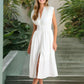 💃Hot Sale 50%⏰Women's Elegant V-Neck Split Maxi Dress👗
