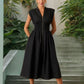 💃Hot Sale 50%⏰Women's Elegant V-Neck Split Maxi Dress👗