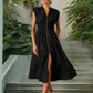💃Hot Sale 50%⏰Women's Elegant V-Neck Split Maxi Dress👗