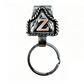 Vintage Western Cowboy Letter Keychain