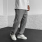 Men's Ribbed Straight-Leg Pants