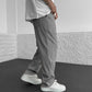 Men's Ribbed Straight-Leg Pants