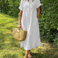 🔥Striped Lapel Button Down Shirt Dress | With Functional Pockets