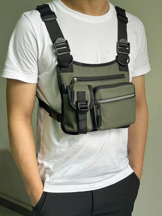 💥Limited Time Sale 45% Off🔥Adjustable Zipper Multi-functional Tactical Chest Bag💼