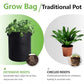 18/26/38L Large Capacity Potato Grow Planter PE Container Bag Pouch Tomato Vegetables Garden Outdoor