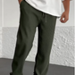 Men's Ribbed Straight-Leg Pants