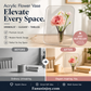 💐Buy 2 Get 1 Free🎁Nordic Transparent Acrylic Vase | Elegant Desktop Plant Holder & Home Decor | Modern Centerpiece for Living Room & Wedding Tables