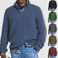 👔Men's Business Casual Zipper Sweater🚆Smooth Anti-Pill Knit, Tailored Fit & Stretch for Comfort (Machine Washable)