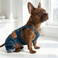 Puppy Denim Pants Set