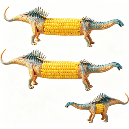 Creative Dinosaur Shaped Corn Cob Holders