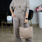 Elegant Longline Cardigan & Top & Pants 3-Pieces Set