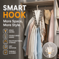 🥳HOT SALE🥳💞50K+ SOLD! Closet Organizer – From £3.99! V-shaped, double hooks & rotating. Tidy closet – grab yours! ✅