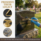 🐦 Golden gravestone pen for restoring faded gravestone inscriptions