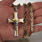 🔥Stainless Steel Crucifix Shaped Jesus Pendant Necklace for Women and Men🎁Best-Selling