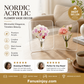 💐Buy 2 Get 1 Free🎁Nordic Transparent Acrylic Vase | Elegant Desktop Plant Holder & Home Decor | Modern Centerpiece for Living Room & Wedding Tables