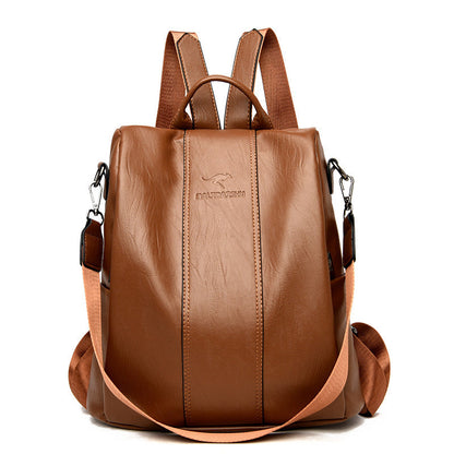 🎒 50% OFF NOW!✨ Ladies' Large Capacity PU Leather Backpack – Stylish, Practical & User-Friendly – Daily Essential 👜