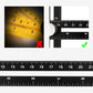 Multi Angle Foldable Measuring Ruler with Holes Positioning