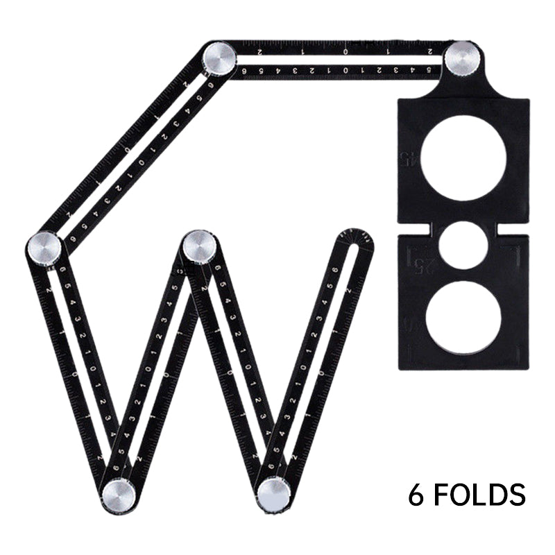 Multi Angle Foldable Measuring Ruler with Holes Positioning – aimtoyou