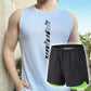 🎁Hot Sale 49% OFF⏳Men's Summer Athletic Quick-Drying Thin Tank Top & Loose-Fit Shorts Two-Piece Suit