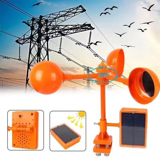 🎁Hot Sale 50% OFF⏳Bird Scare Reflector & Wind Spinner with Sound