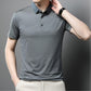 🎁Hot Sale 30% OFF⏳Men’s Casual Ice Silk Lapel T-shirt