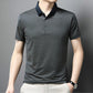 🎁Hot Sale 30% OFF⏳Men’s Casual Ice Silk Lapel T-shirt