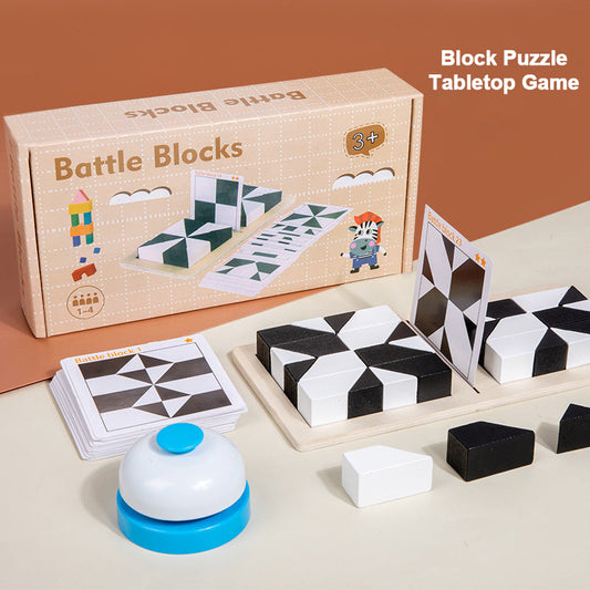 Creative Black & White Block Puzzles Set for Kids