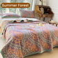 Multifunctional Two-Sided and Printed Cotton Towel Blanket