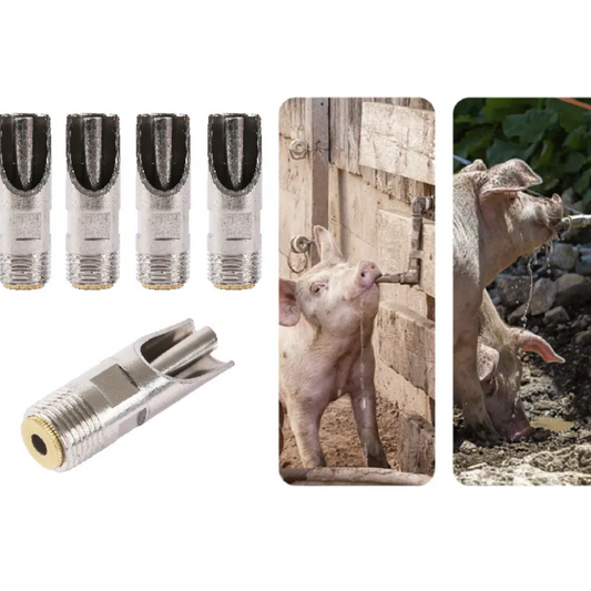 Stainless Steel Automatic Nipple Water Drinker for Pigs