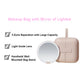 Travel Makeup Bag with Mirror of Lighted