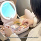 Travel Makeup Bag with Mirror of Lighted