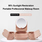 Travel Makeup Bag with Mirror of Lighted