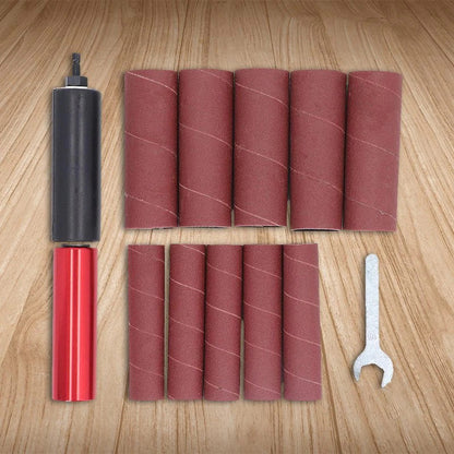 Multi-Surface Spindle Sander Adapter Kit with 10PCS Sandpaper