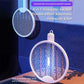 2-in-1 Electric Shock Trap USB Rechargeable Folding Electric Mosquito Swatter