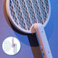 2-in-1 Electric Shock Trap USB Rechargeable Folding Electric Mosquito Swatter