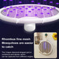 2-in-1 Electric Shock Trap USB Rechargeable Folding Electric Mosquito Swatter