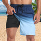 Men's Swim Shorts with Compression Liner ＆ Pockets