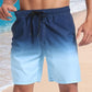 Men's Swim Shorts with Compression Liner ＆ Pockets