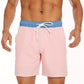 Men's Swim Shorts with Compression Liner ＆ Pockets