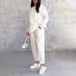 ❤️‍🔥Clearance Sale-50% OFF🤍Round-Neck Long-Sleeved Top ＆ Pants 2-Piece Set