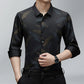 ❄️Men's Business Casual Printed Long-Sleeved Shirt