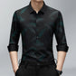 ❄️Men's Business Casual Printed Long-Sleeved Shirt