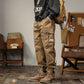 Men's Drawstrings Cargo Pants with Pockets