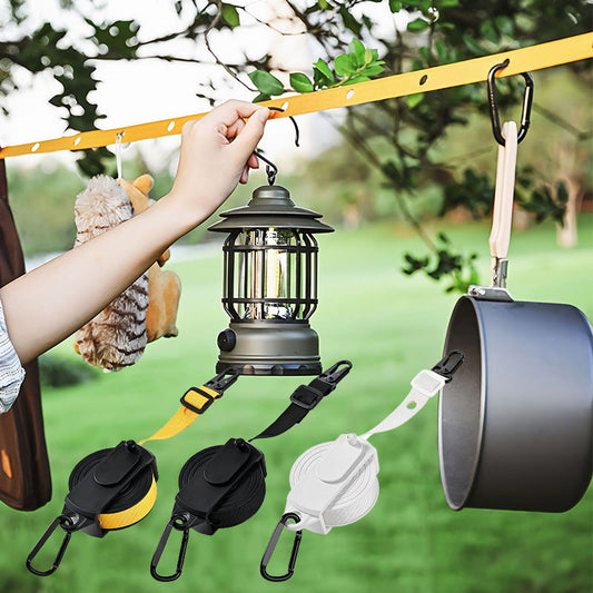 Multifunctional Adjustable Portable Travel Clothesline Cord